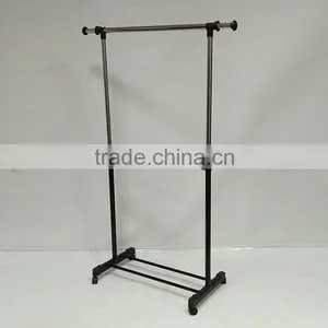 Cheap Extendable and Adjustable Height Garment Coat Rack Display Drying Clothes Rack thumbnail-3