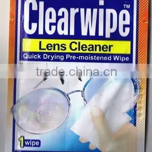 Individually Wrapped Lens Cleaner, Glasses Wet Wipe Cleaning Kits, CE Certification thumbnail-1