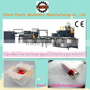 Ztech 2 Layer Air Bubble Plastic Roll Air Bubble Film Machine thumbnail-1