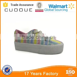 Colorful Printing Childrens Canvas Shoes thumbnail-1