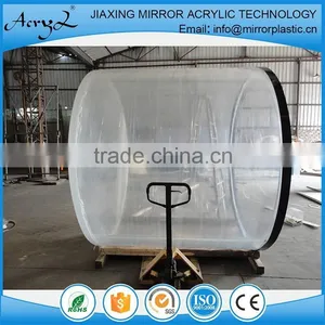 Clear Plastic Round Acrylic Fish Tank Aquarium Acrylic Cylinder thumbnail-1