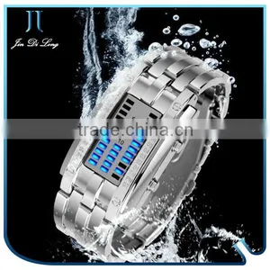 Latest New Electronic Bracelet Fashion Square Led Men Watches thumbnail-1