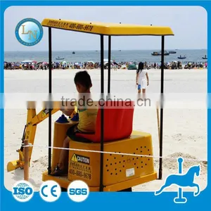 Amusement Park Kids Excavator Ride!!! Fairground Equipment Kids Mini Excavator for Sale thumbnail-6