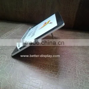 Adjustable Clear Acrylic Computer Monitor Stand thumbnail-2