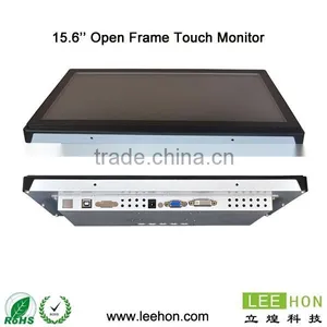 1366x768 15.6 Inch Open Frame Touch Monitor With VGA DVI-D Port thumbnail-1