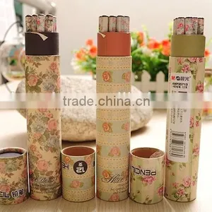 Natural Custom Package OEM Print Labeling Paper Tube for Pencil thumbnail-1