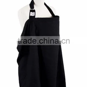 100% Cotton Sateen Black Fashion Mummy Breastfeeding Canopy for Stroller thumbnail-2