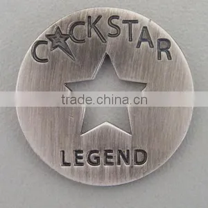 Metal Coin ,metal Tag ,embossed Label ,engraved Sticker,chrome Label thumbnail-1