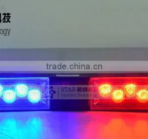 1W*16 LED Emergency Strobe Visor Lightbar thumbnail-1