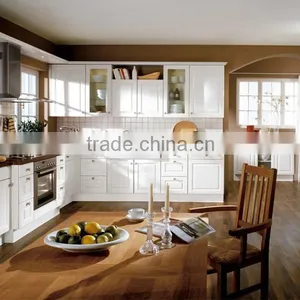 Hotel Kitchen Equipment, White MDF Pvd Ktichen Cabinet thumbnail-2