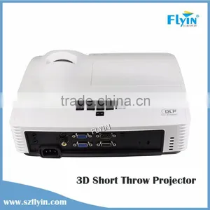 FLYIN Perfect School Classroom Education Projector 1080p 3D Led Short Throw Projector Mini Data Show Holographic Projector thumbnail-1