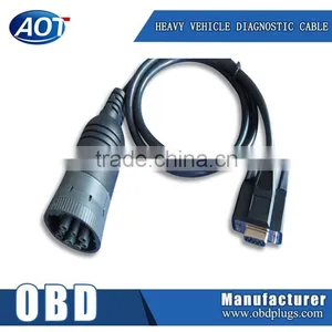 J1939 M to DB9 F Cable J1939 Male to DB9 Female Cable thumbnail-1