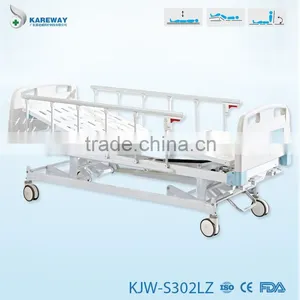 Central Locking Castors Modern Manual 3 Function Shake Hospital Bed in Pakistan thumbnail-2