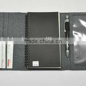 A5 String Closure Luxury Spiral Notebook Custom thumbnail-3