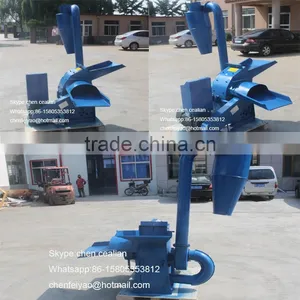 Electric Cob Straw Rice Husk Peanut Shell Wheat Stalk Hammer Mill Coconut Crusher Machine With CE thumbnail-4