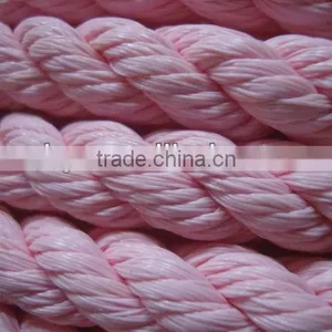4 Strands Twisted 26mm PE Plastic Rope for Shipping and Fishery thumbnail-5