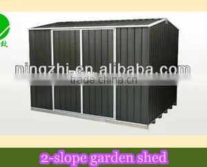 Prefab Storage Steel Garden Shed / Outdoor Garden Cabin thumbnail-1