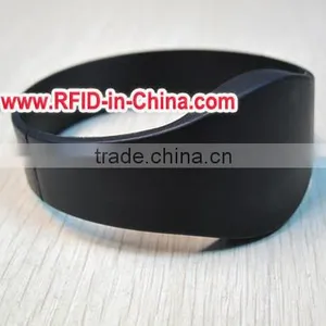 MF 1K/S50 RFID Printable Silicone/Rubber/Reusable Wristbands for Festival Events thumbnail-5