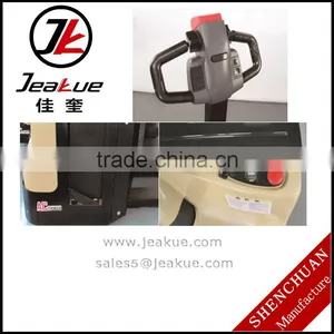 High Quality 1T-1.2T-1.4T-1.6T Walkie Electric Stacker JEAKUE thumbnail-1
