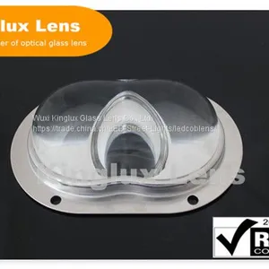130*60degree Peanut Shape Glass Led Lens for Led Street Lamps thumbnail-1