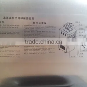Counter Top Commercial 3-flavor Ice Cream Machine BQL-839T TEL: 0086-13632272289 thumbnail-4
