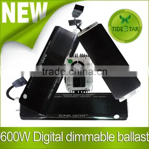 600w Hydroponics HPS MH Grow Light Kit/Hydroponic 600 Watt HPS MH Grow Light Bulb Digital Dimmable Ballast Wing Reflector Set thumbnail-3