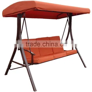Outdoor Patio Metal Steel Hollywood Garden Swing Chair thumbnail-1