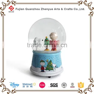 Christmas Tree Gift Box Snow Globe,Diameter 65mm 80mm 100mm 120mm Glass Snow Globe thumbnail-5