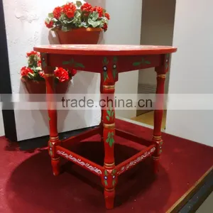 Child Small Table Solid Wood Round Table thumbnail-2