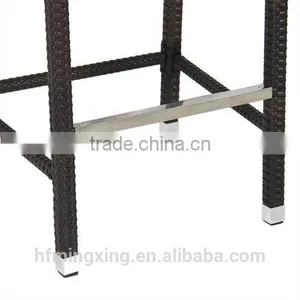 Outdoor Wicker Barstool All Weather Brown Patio Furniture New Bar Stools thumbnail-3