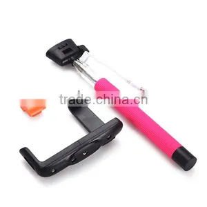 Wire Selfie Stick With Bluetooth Remote Control, Foldable Cable Wired Selfie Stick thumbnail-4