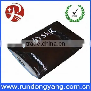 Bottom Zipper Lock Black Food Bag thumbnail-1