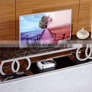 Hot Sale Marble Top TV Stand Modern thumbnail-1