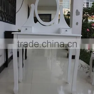 Bedroom Wooden Make-up Dressing Table Set, Home Furniture Wooden Dresser, Make up Table thumbnail-2