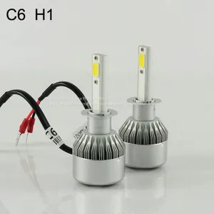 Led Headlight C6 h1 Cob 30W/Bulb 60W/Set 6400lm/set LED Headlight Bulbs Hi/Lo Led Car Headlight Headlamp thumbnail-1