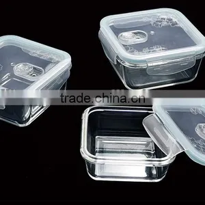 Pyrex Container With Airtight Lid,Square Shape, 690ml thumbnail-1