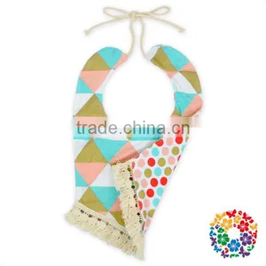 Wholesale Fancy Double Layers Baby Bibs With Tassels thumbnail-1