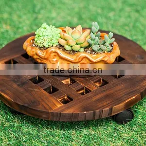 Burning Wood Flower-stand Restoring Ancient Ways thumbnail-4