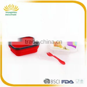 Eco-friendly Silicone Collapsible Lunch Box thumbnail-1