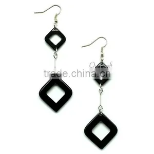 Bulk Horn Earrings, Water Buffalo Jewelry Set, Handmade in Vietnam thumbnail-5