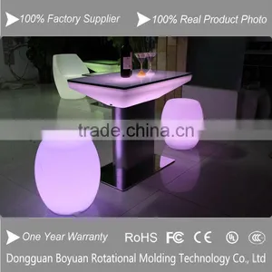 Outdoor Rechargeable LED Glow Furniture With Aluminum Base thumbnail-1