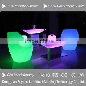 Illuminated LED Bar Table and Chair Funiture, Led Bar Counter for Festival Using thumbnail-1
