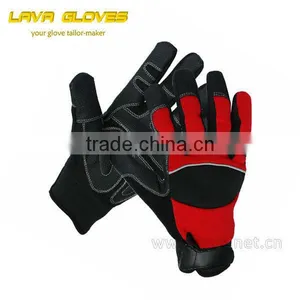 Anti-slip and Vibration Resistant Synthetic Leather Work Gloves thumbnail-3