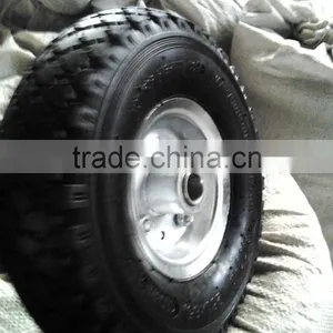 260x85mm Pneumatic Wheel 3.00-4 With Metal Rim thumbnail-1