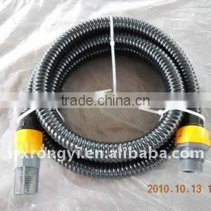 Black 1 Inch Plastic Tubing With Two Fittings thumbnail-1