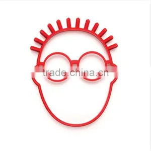 Clown Silicone Egg Shaper,funny Christmas Pancake Molds Cooking Egg Mold thumbnail-2