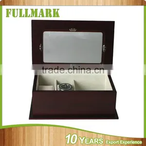 Brand New Wholesale Wood Watches Box Grid Isplay thumbnail-1