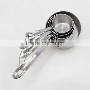 4pcs Stainless Steel High Quality Measuring Cups Set thumbnail-2