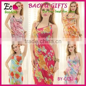 Bali Island Style Sexy Sling Beach Towel Wholesale,Chiffon Swimsuit Scarf Seaside Beach Towels ,summer Trendy Chiffon thumbnail-1