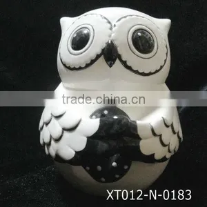 Big Ceramic Owl Animal Money Box thumbnail-1